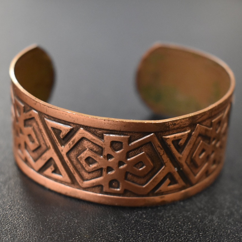 Solid Copper Bangle - image 1